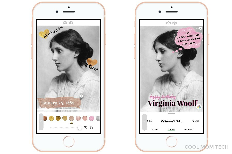 A Design Kit: the new text overlay and stickers app from A Color Story. Makes Instagram photos look amazing! | cool mom tech