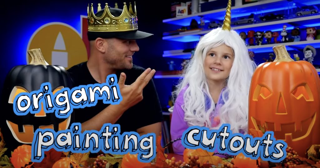 Art for Kids on YouTube has some fun Halloween crafts to keep the kids engaged
