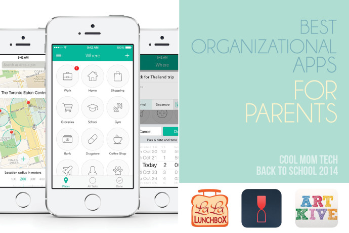 10 of the best organizational apps for parents: Back to School Tech Guide 2014