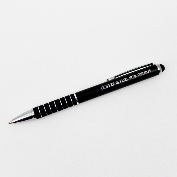 Coffee is fuel for genius: Custom printed stylus from the Carbon Crusader