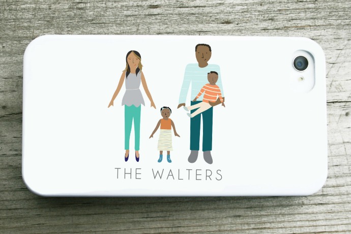 A custom iPhone case that’s perfect for Mother’s Day. Tissues are extra.