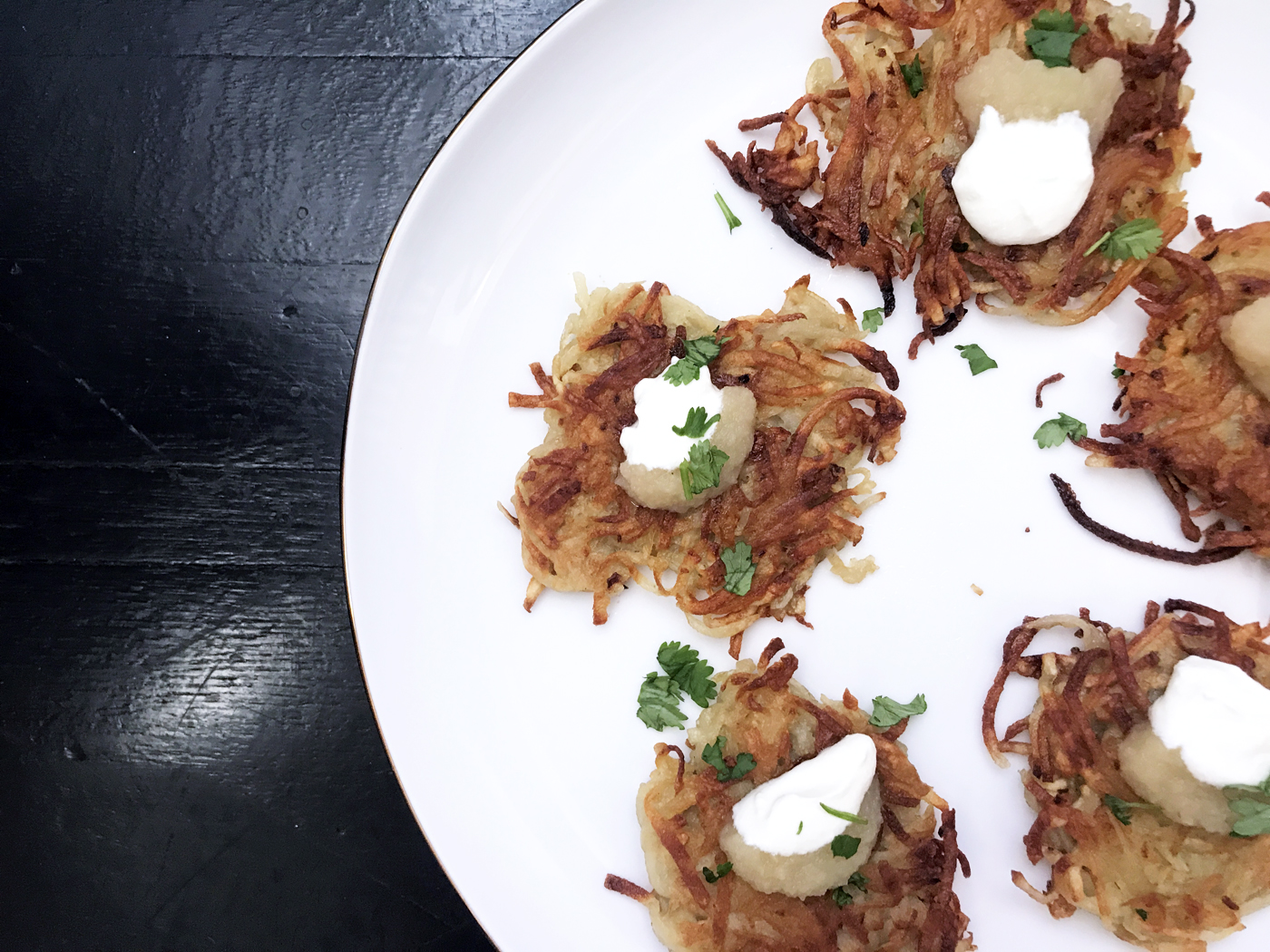 Things Alexa can do during the holidays: Give you recipes for leftover latkes | Photo (c) Stacie Billis for Cool Mom Tech