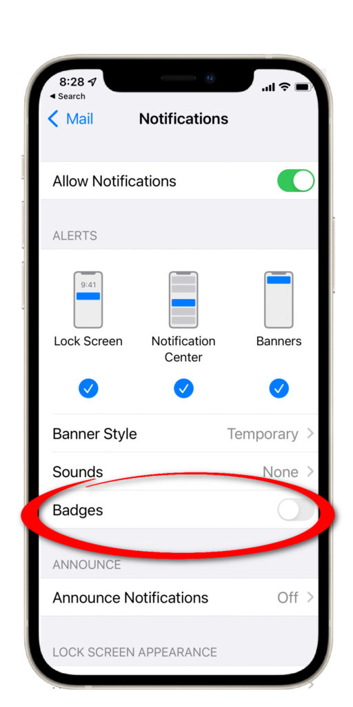 Destress tip: how to hide those unread email counts on your iPhone | Cool Mom Tech