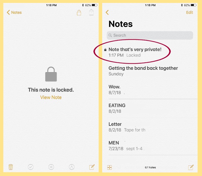 How to lock your iPhone notes on your iOS Notes App | CoolMomTech.com