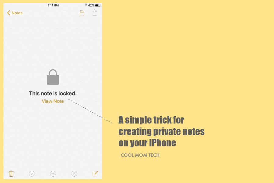 iPhone trick: How to lock and password-protect notes in your Notes app.