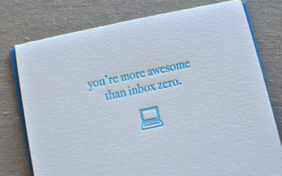 Here’s how to get to inbox zero. You can do it!