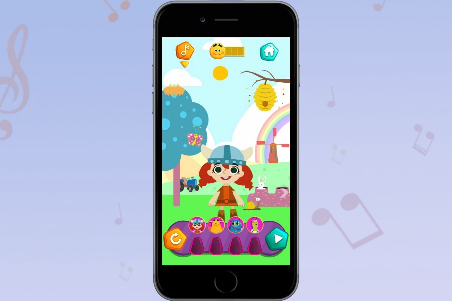 This fun, safe new app from KinToons lets your kid play DJ….with nursery rhymes!