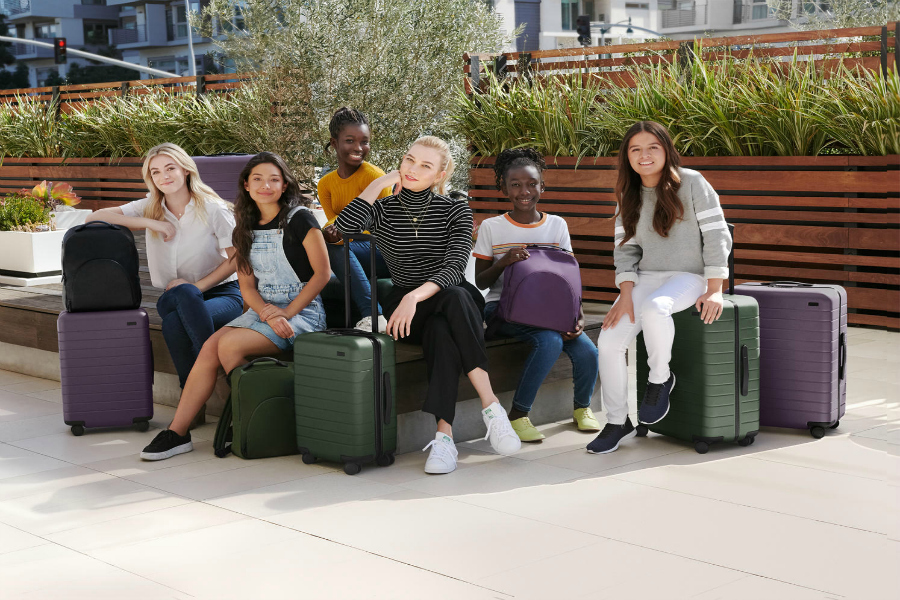 This new luggage collection helps an awesome cause – girls in tech!