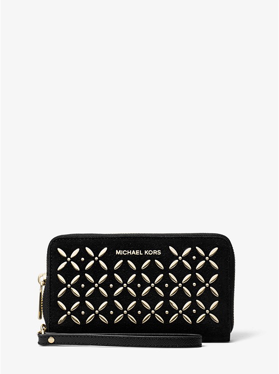 Stylish tech gifts for the trendsetter in your life: Stylish tech gifts for the trendsetter in your life: Michael Kors smartphone wristlet