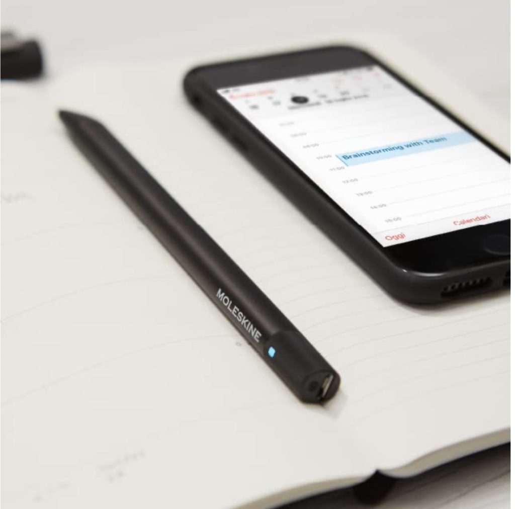 The Moleskine smart notebooks automatically sync your handwritten calendar into your digital calendar app. Amazing.