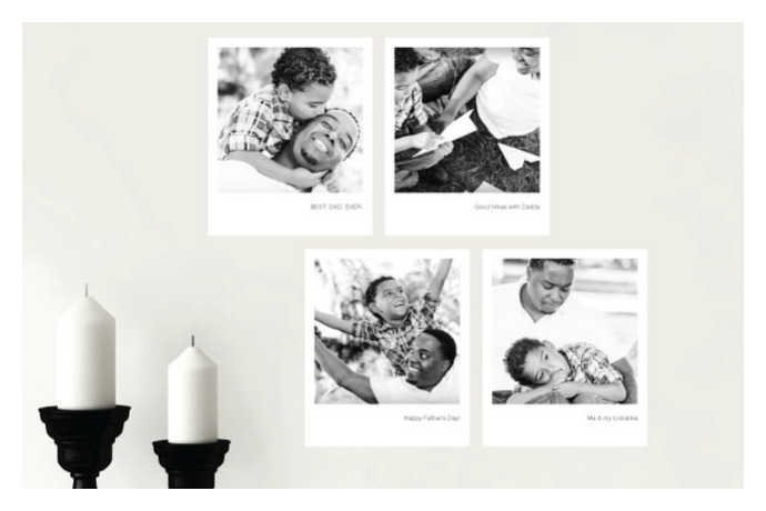 Photo wall decals: A Father’s Day photo gift that saves the need to dig up the hammer and nails