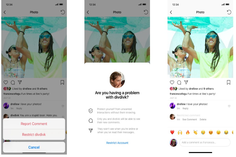 Instagram launches Restrict to help combat bullying. Here’s how it works.