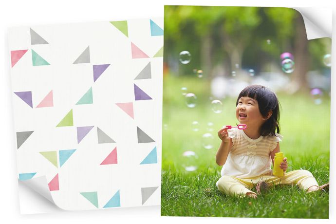 Snapbox Peel and Stick Fabric Posters: A cool new way to display favorite pics without that toxic vinyl smell.