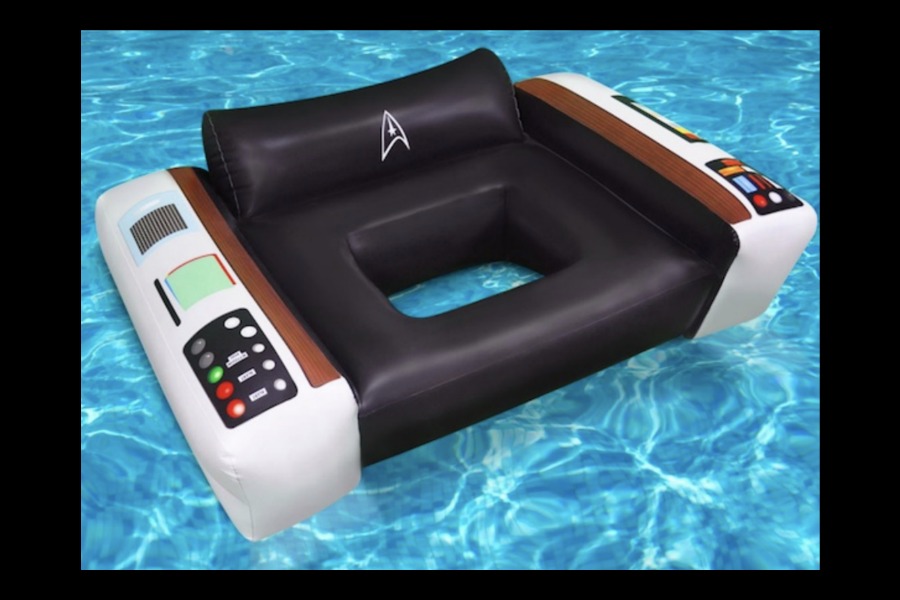 Live long and relax, with this Star Trek pool float.