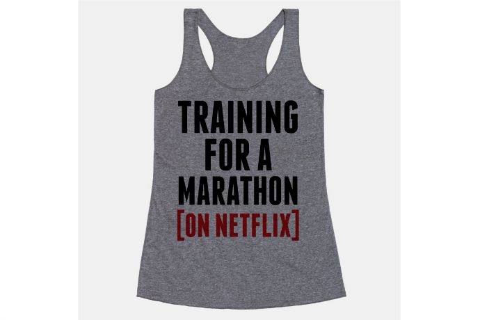 Training for a marathon? Why yes. On Netflix.