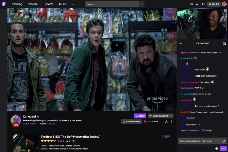 Here’s what you need to know about Twitch Watch Parties (Think Netflix Party, but… on Twitch)