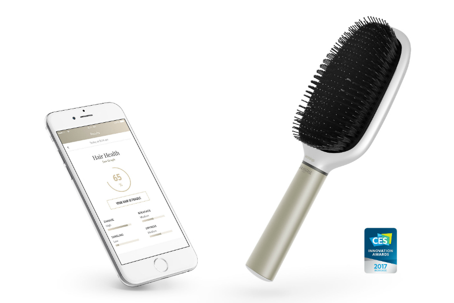 The Hair Coach smart hair brush. Yeah, we can’t figure out why either.