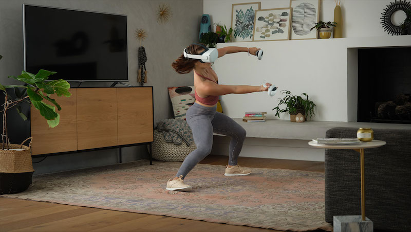 What it's like to exercise with the Supernatural VR exercise app on Oculus.