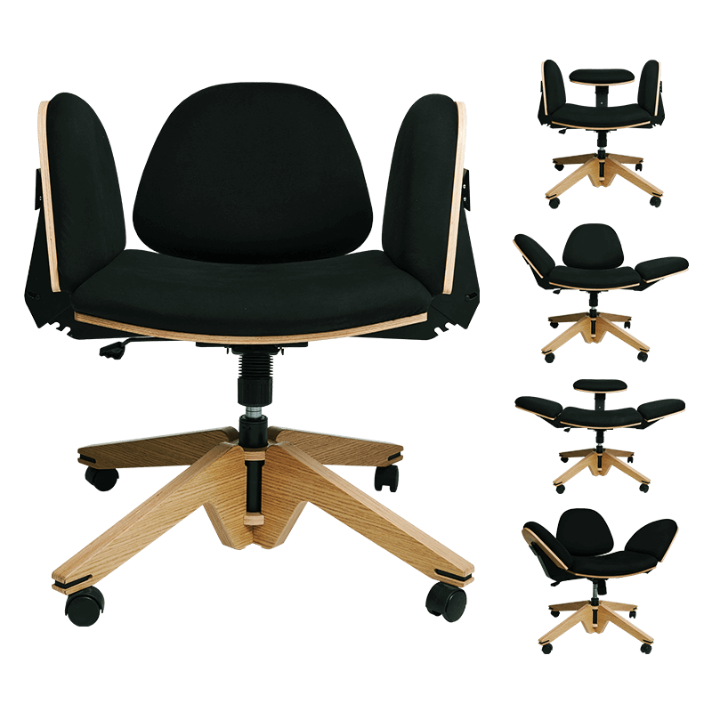 Cool home office gadgets: The transforming Be You chair.