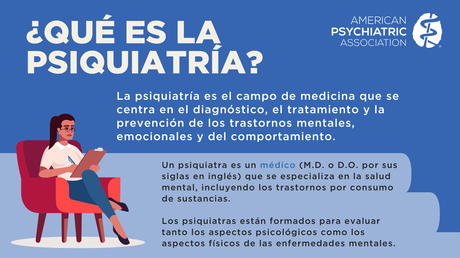 ¿Qué es la psiquiatría?